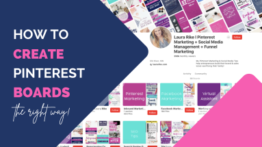 how to create pinterest boards